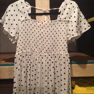 TORRID polka dot tunic top. New without  tags.